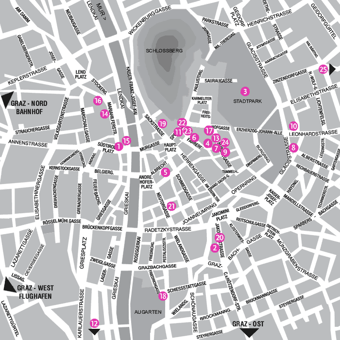Stadtplan Graz