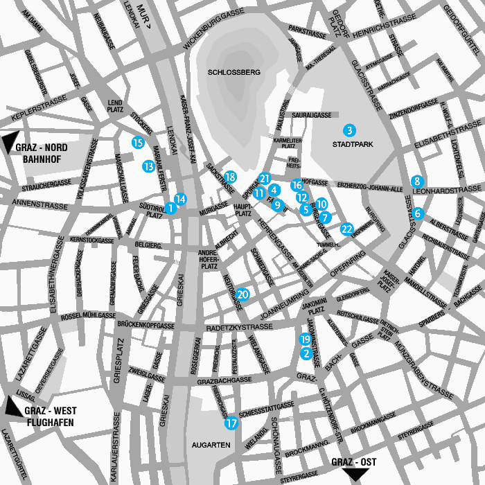 Stadtplan Graz